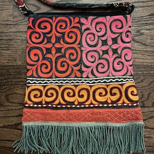 Colorful Embroidered Women Bag